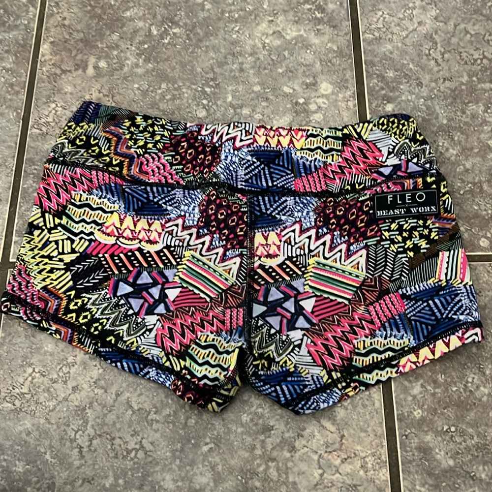 Fleo + beastworx women’s workout shorts